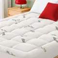 Pillow Top de Bambu Refrescante na cor Branco